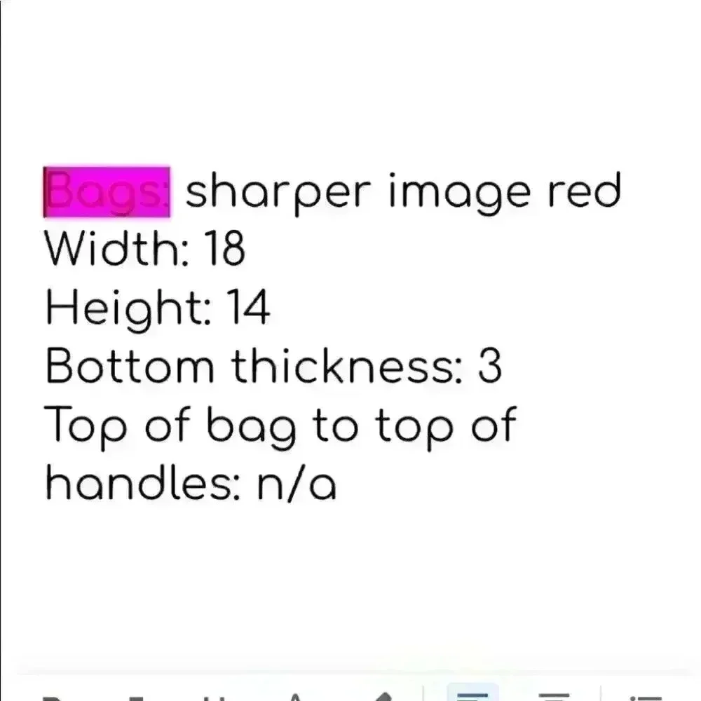 sharper image red travel tote with mesh